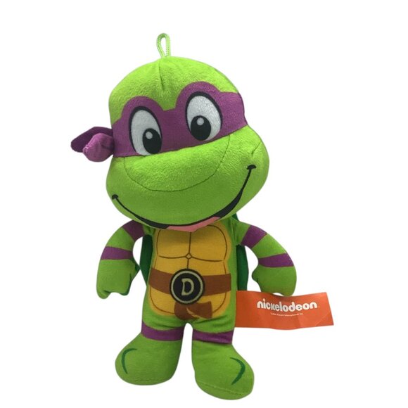 Teenage Mutant Ninja Turtles Donatello Plush Stuffed Toy 9" Nickelodeon 2020 - Picture 1 of 4